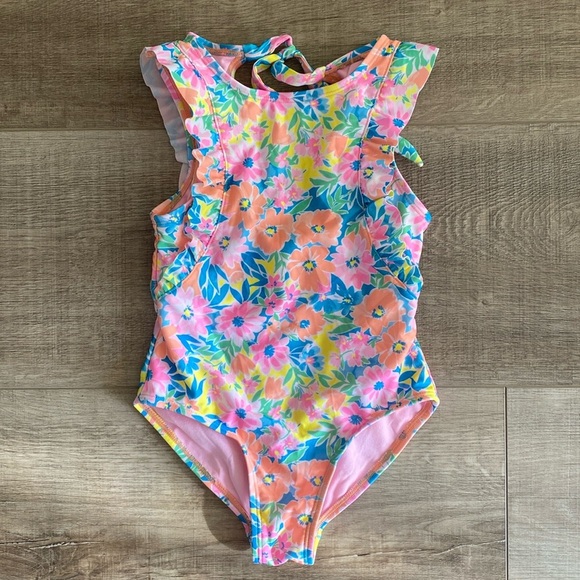 Cat & Jack Other - Cat & Jack floral swimsuit